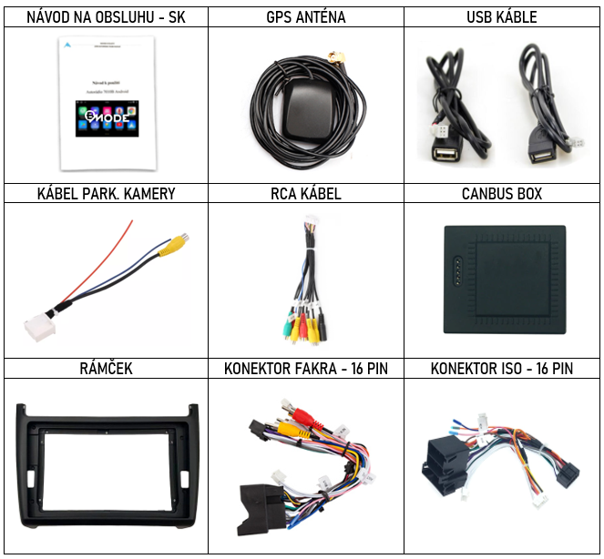 SK Prislusenstvo pre autorádio Bmode BEV08 pre VW Polo s CarPlay AndroidAuto - evtech.sk